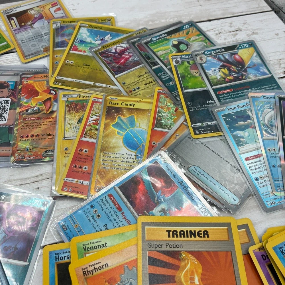 Pokemon Card Lot Vintage Base Set, Fossil, Modern Holos, Reverse Holos modern